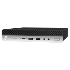HP ProDesk 600 G4 DM Intel i5-8500T 2.1 GHz 8GB DDR4 128GB SSD W11P Desktop BK