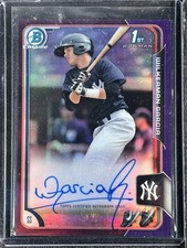 Garcia, Wilkerman - 2015 Bowman Chrome - Autograph - 120/250-INV
