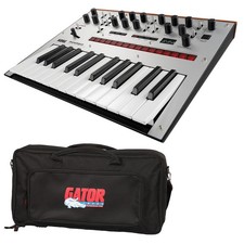 Korg Monologue Monophonic Analog Synthesizer - Silver CARRY BAG KIT