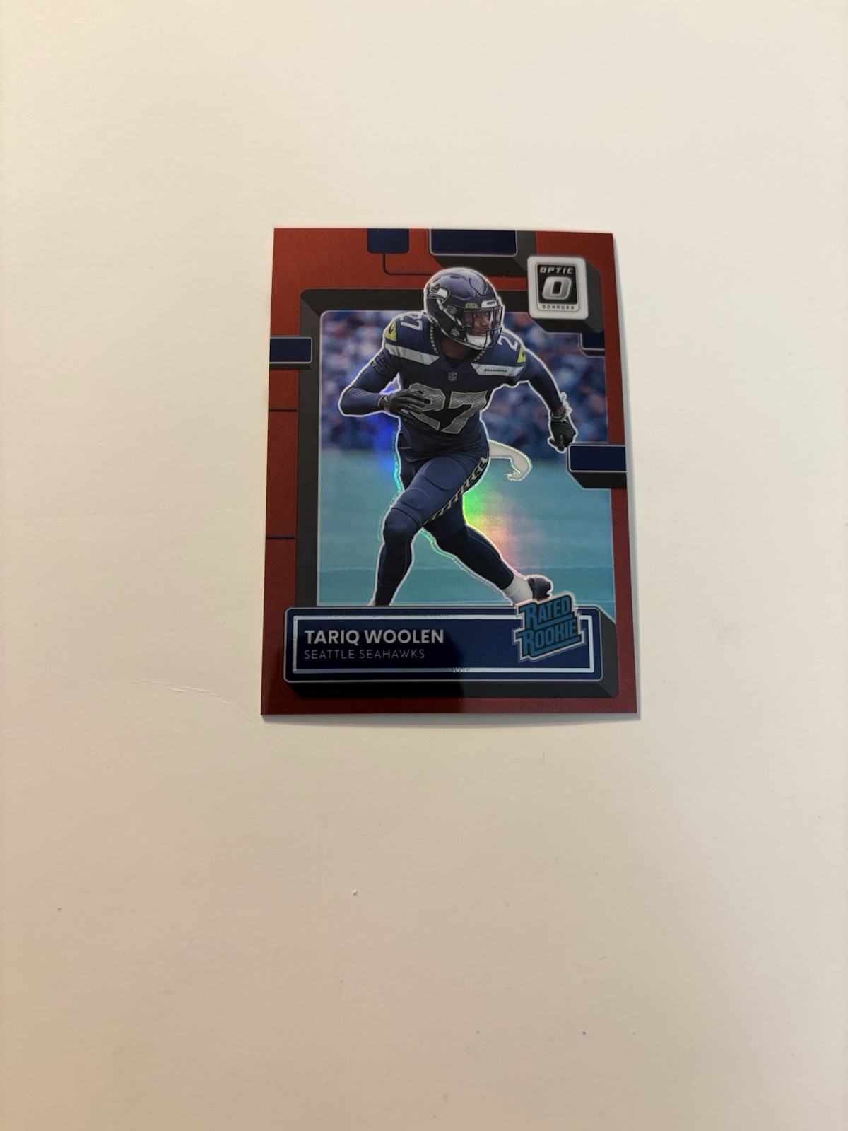 2022 Panini Donruss Optic Tariq Woolen Red /99 #298
