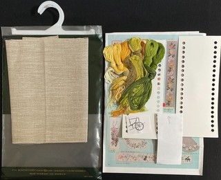 Xstitch Complete KIT: EVA ROSENSTAND Yellow Rose & Daisy Bell Pull GS21