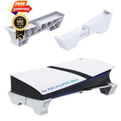 STARTRC GAMES Horizontal Stand Compatible with PS5 Pro/PS5 Slim White