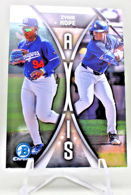 2025 Bowman Draft Chrome - Axis #A-15 Zyhir Hope Dodgers