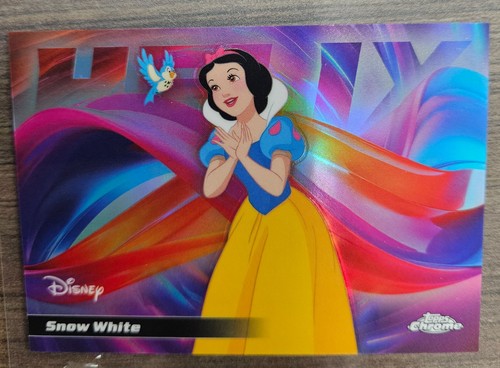 Snow White #HX-4 2026 Topps Chrome Disney Helix card