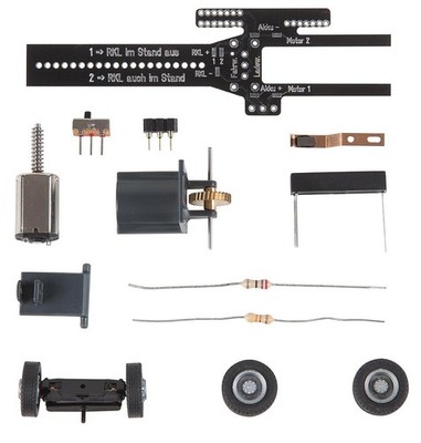 Faller 163703 Car System Chassis Kit Bus, L NEW in OVP