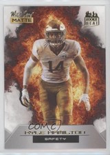 2022 Wild Card MATTE Rookie Heat White - Orange Flames Kyle Hamilton #RH-20 m5e. rookie card picture