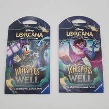 2025 Disney Lorcana: Whispers In The Well Sleeved Booster Pack X2
