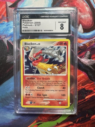Blaziken graded CGC 8 for sale on eBay