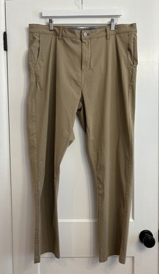 Twillory Men s 40x32 Beige Preformance Chino Tailored Fit Pants