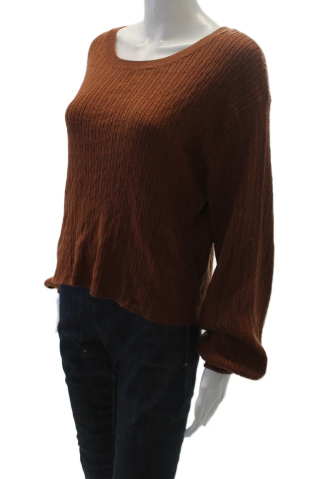 Top Pullover BB Dakota Mujer Manga Larga Marrón Talla S Foto 2 de 4