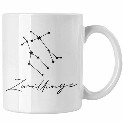 Trendation - Zwilling Sternzeichen Tasse Geschenk Horoskop Tierkreiszeichen