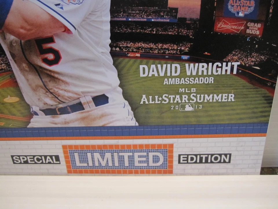 2013 MLB All Star Game Program - METS David Wright Cover-CITI FIELD LIMITED - Image 2 of 3