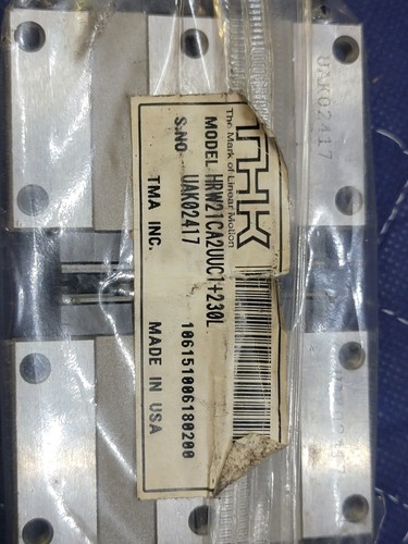 Linear Blocks and 230mm rail, THK HRW21CA2UUC1+230L - It will handle your load - Picture 2 of 6