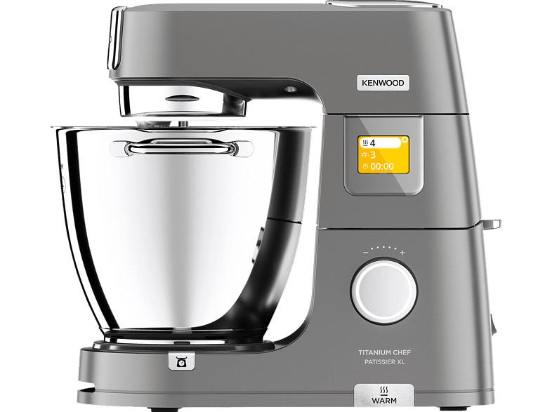 KENWOOD Titanium Chef Patissier XL KWL90.124SI Küchenmaschine Silber (1400 Watt)