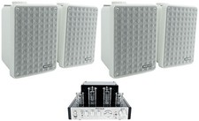  4 Kicker 46KB6G KB6 6.5" 150w Indoor/Outdoor Home Theater Speakers Receiver