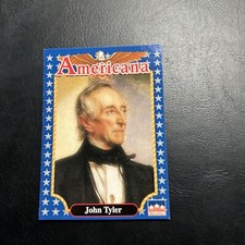 Jb15 Americana 1992 StarLine #42 John Tyler 10Th President add ship .10 cents