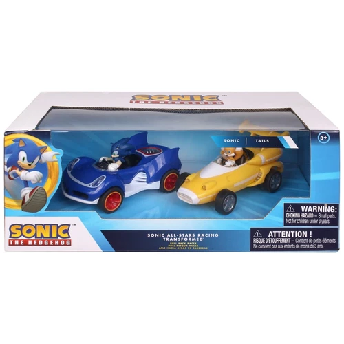 Sonic Racecar 2pk Children's Toy Collectable Vehicle Play Car Truck Fun for Kids