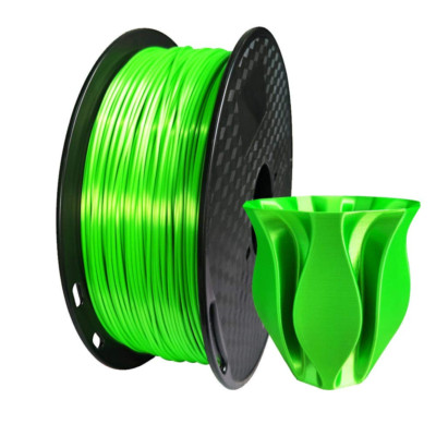 Silk Lime Green PLA Filament 1.75 Mm 3D Printer Filament Consumables 1Kg Spool B