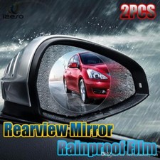2 Pack Anti Water mist,Rainproof,Anti Fog Clear Screen Rearview Mirror For Cars