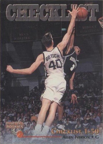1996 Score Board Allen Iverson #79 Checklist Rookie Card | eBay