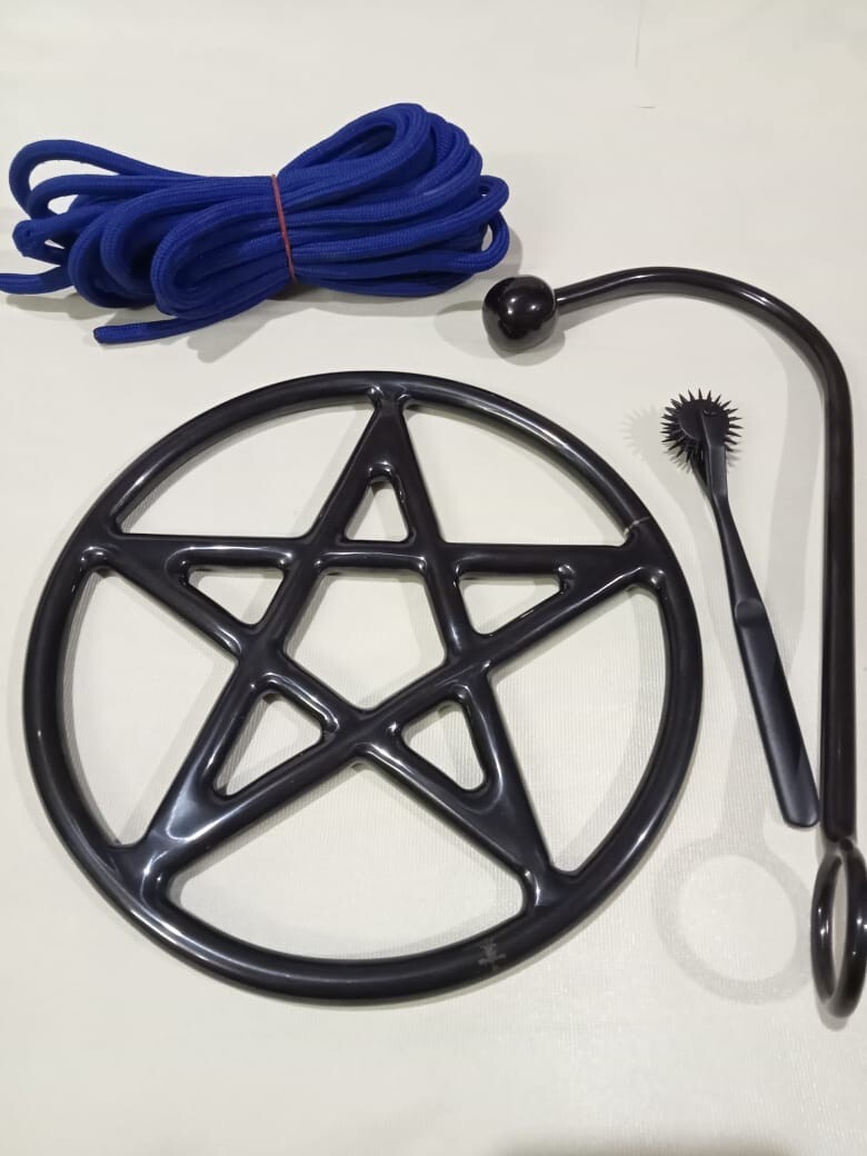 Kit de suspension Shibari en acier inoxydable avec anneau ergonomique et cordes premium