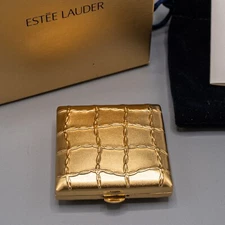Estee Lauder Golden Link Lucidity 06 Transparent Powder Compact .1 OZ 2.8 G NIB