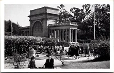 Golden Gate Park Bandstand San Francisco Calif. VTG Black & White Postcard 10G