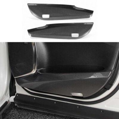 Inner Door Anti-Kick Panel 2015-2022 Carbon Fiber For Toyota Alphard Cover Trim