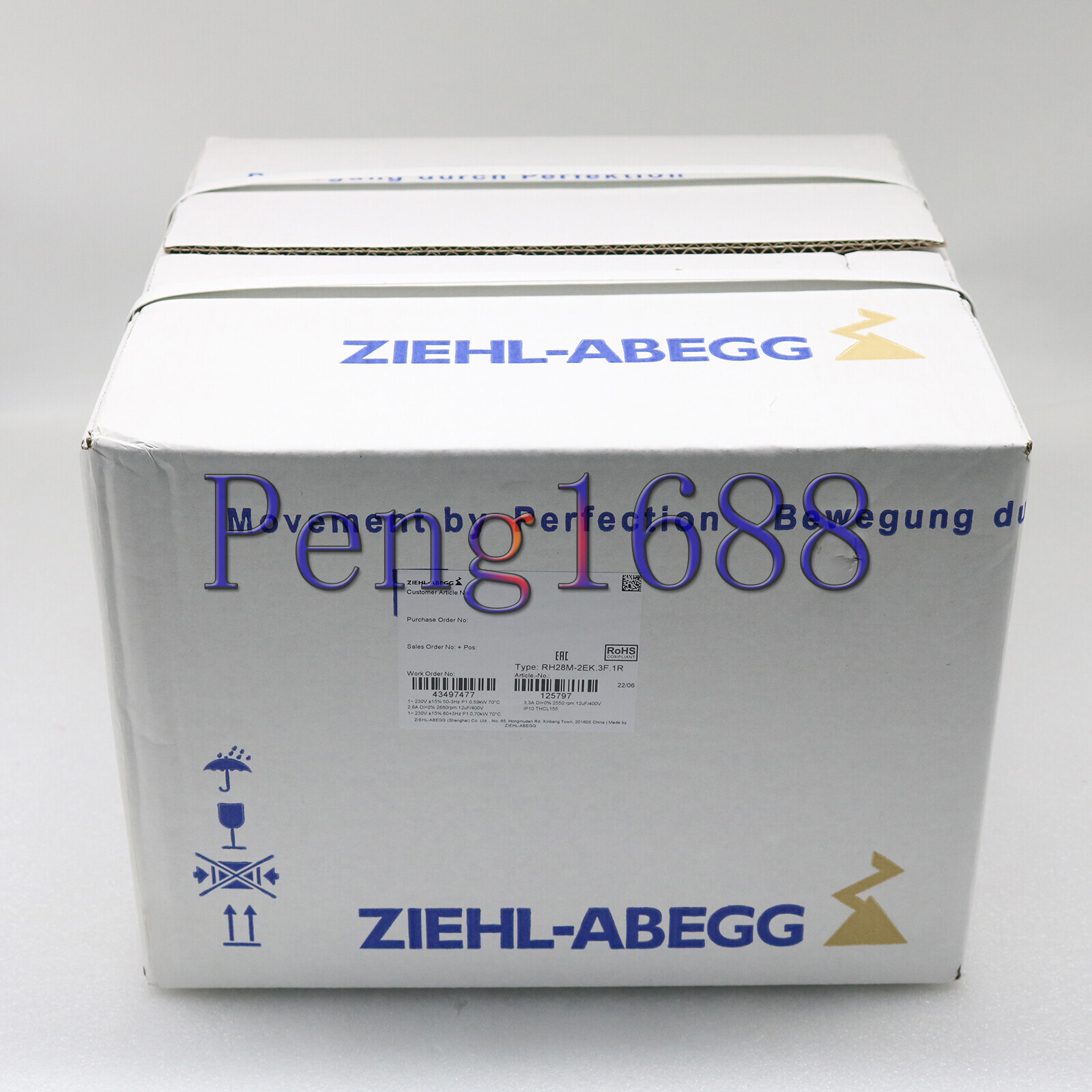 NEW FOR ZIEHL-ABEGG Fan RH28M-2EK.3F.1R 6SY7010-7AA02 Inverter #F22