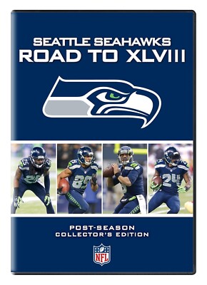 Seattle Seahawks: Road to XLVIII (DVD, 2014) New 3 Discs, with Sleeve/Slip-Cover