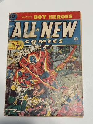  All-New Comics #10 1944  Alex Schomburg Published /Family Comics Golden Age 