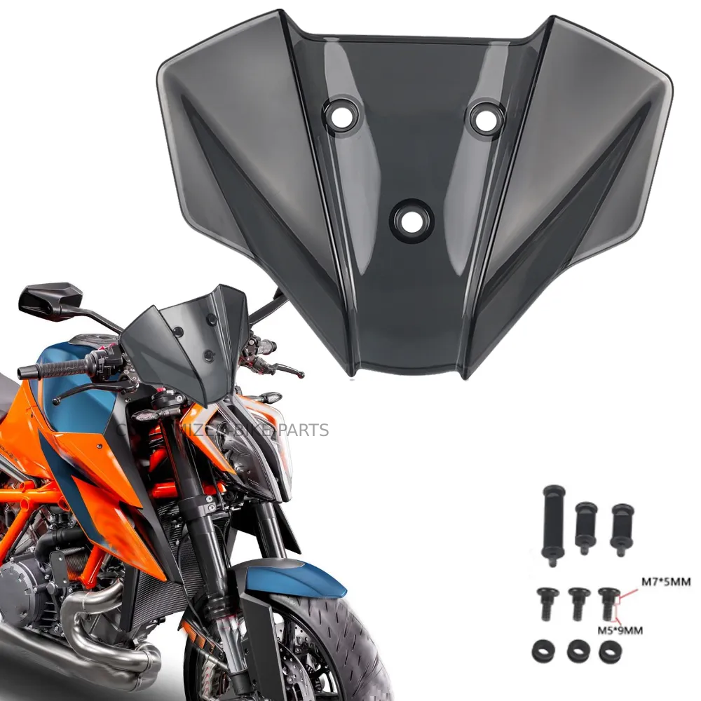 Flyscreen Small Windscreen Windshield Screen - KTM 1290 SuperDuke