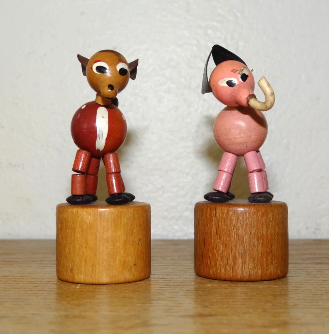 Figurine Bambi Vintage En Plastique Soufflé - 26,8 Cm - Décoration Ou Jouet Ancien