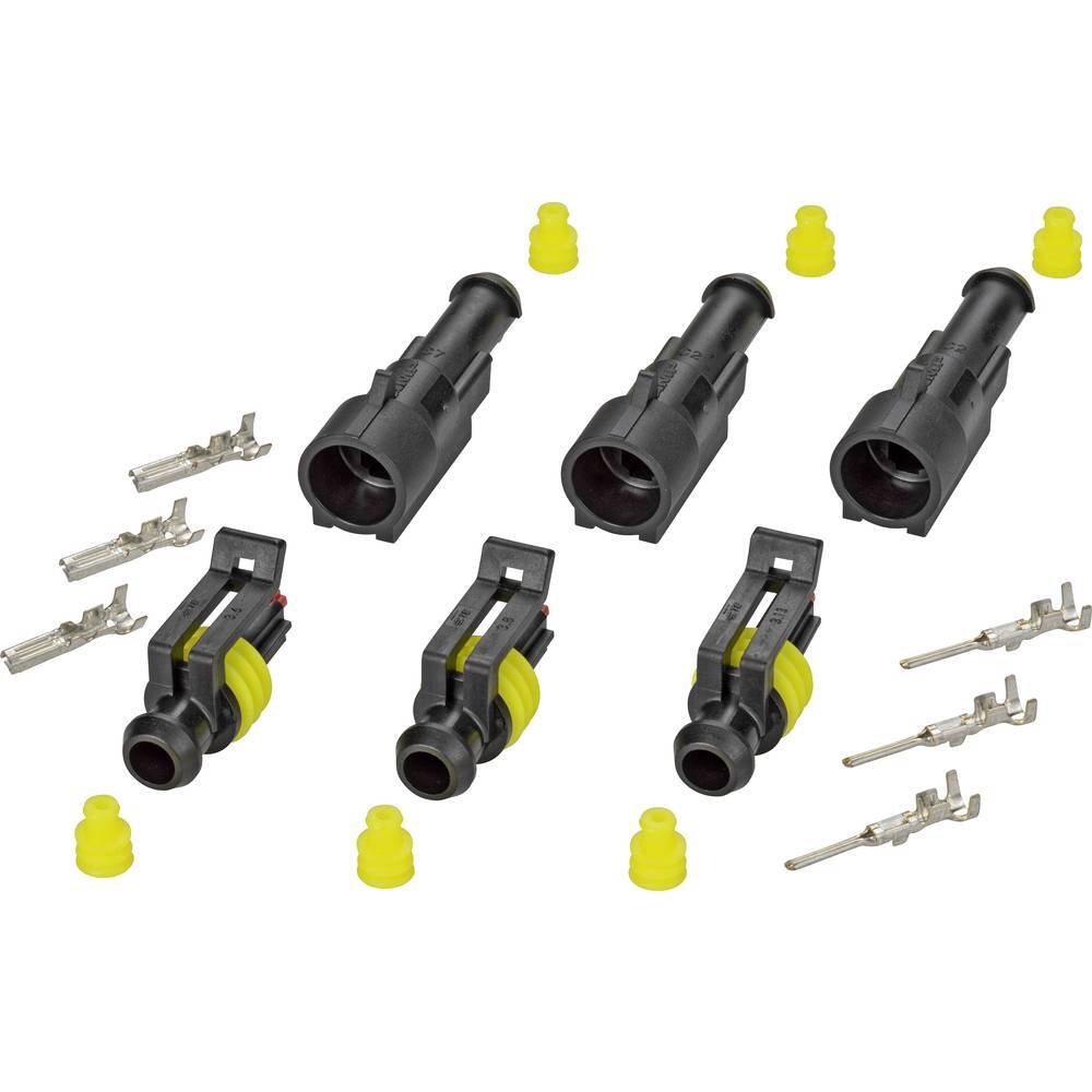 KIT Superseal TE Connectivity AMP-Superseal 1.5mm Series Totale poli 1 Passo: 6