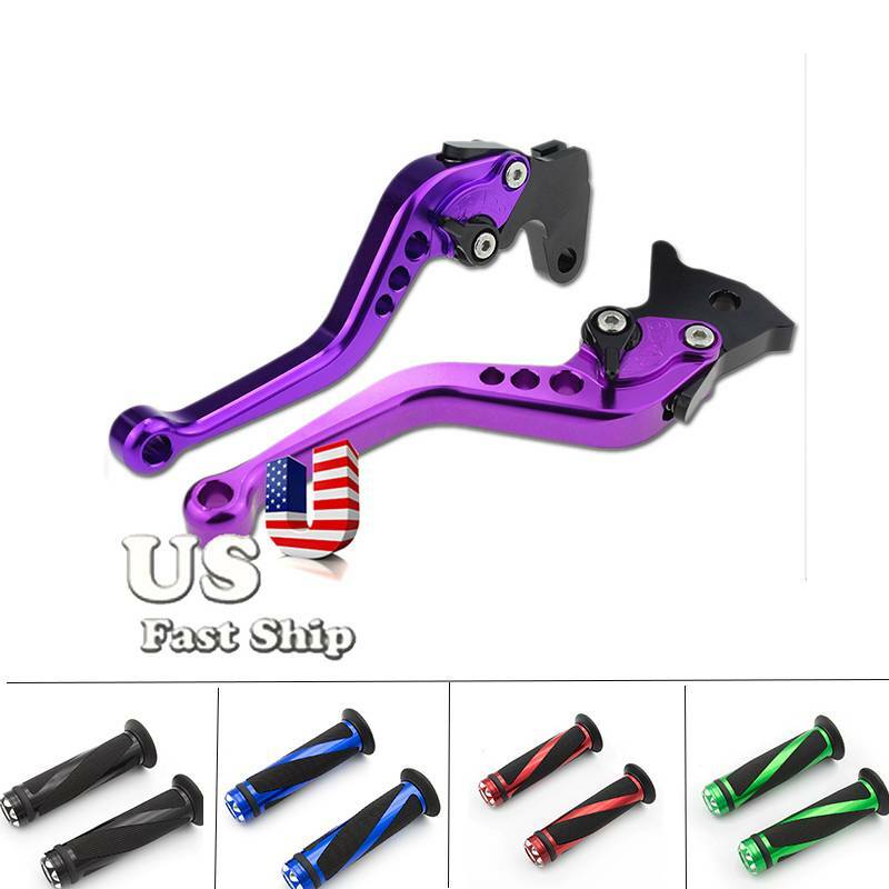 USA Stock For Honda GROM/MSX125 Rebel 250 Short Brake Clutch Lever 7/8'' Grips USA Stock For Honda GROM/MSX125 Rebel 250 Short Brake Clutch Lever 7/8'' Grips