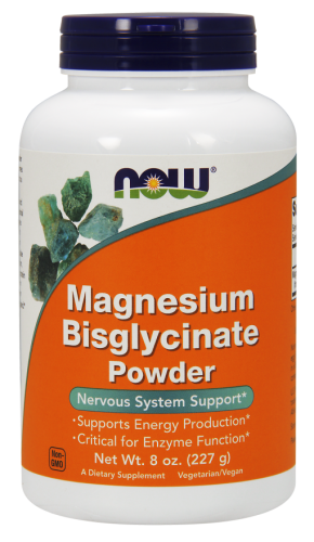 NOW Foods Magnesium Bisglycinate Powder 8oz Support Muscle and Bone Health - Image 4