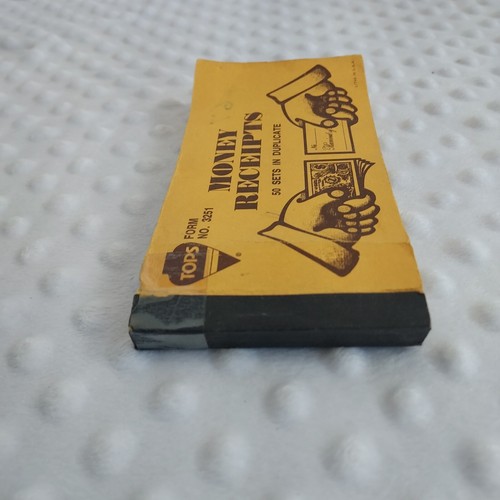 Vintage Geld Quittungen Buch Tops Formular 3251 Made in USA Booklet Banking Nerdcore - Bild 11 von 13