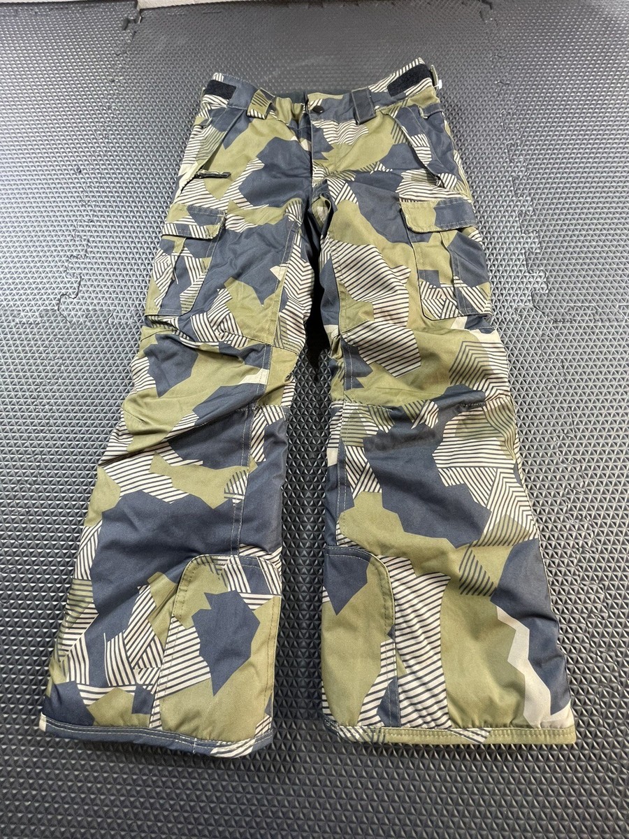 686 Snow Pants Youth Boys Sz Sm Camo Infidry Snowboard