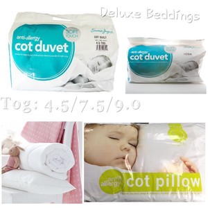 Cosy Nights Anti-Allergy 9.0 Tog Duvet//Quilt /& Pillow Cotbed