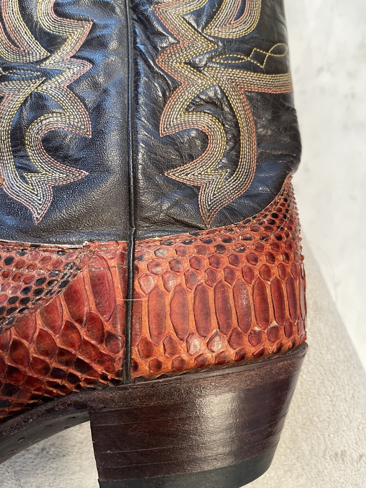 Justin Men’s Vintage Cowboy Boots eBay