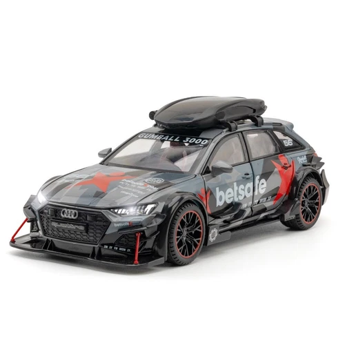 ✅1/24 Audi RS6 Auto Car Diecast Model Sport 1:24 Collectible Model