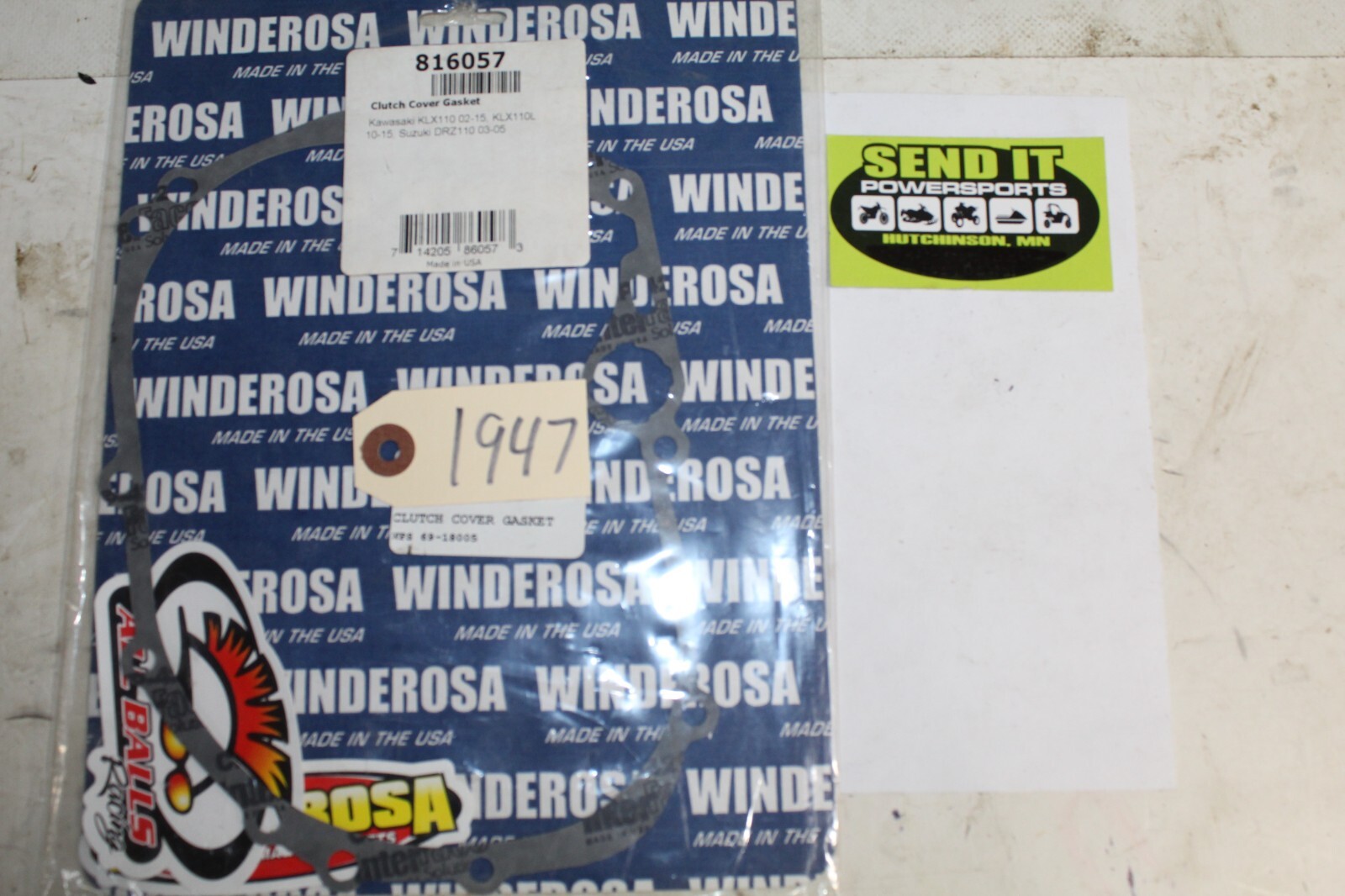 GAS3 Winderosa Clutch Cover Gasket KLX110 816057 eBay