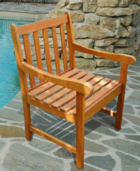 Vifah Outdoor Wood Nobi Armchair For Sale Online Ebay