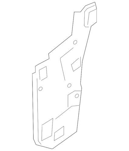 Aislante de cowl para Ford (N/P 5W1Z-54023A61-AA)