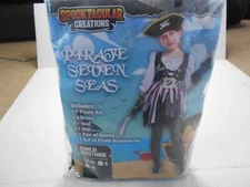 NEW Toddler 3T Girl's Pirate Seven Seas Costume Spooktacular Creations