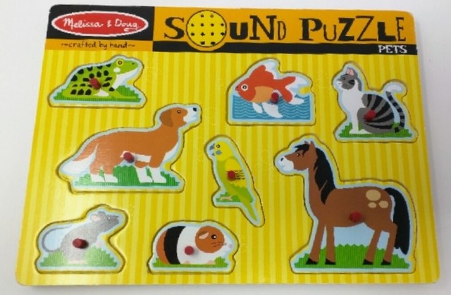 melissa and doug pets sound puzzle