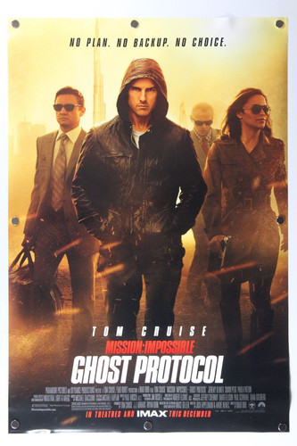 Mission Impossible - Ghost Protocol 2011 DS Original Movie Poster 27" x 40"