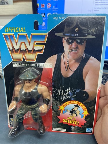 Vintage Sgt Slaughter Series 3 WWF Wrestling Hasbr...