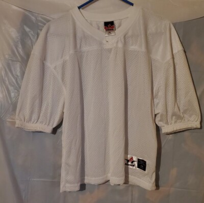 Alleson Athletic Boys' Youth L/XL White Football Practice Jersey 