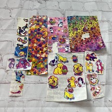 Lot Of 10 Pieces/sheets Lisa frank 90's stickers Vintage Made In USA